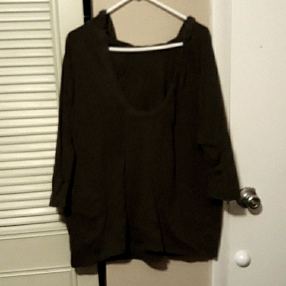 Cowl neck hoodie